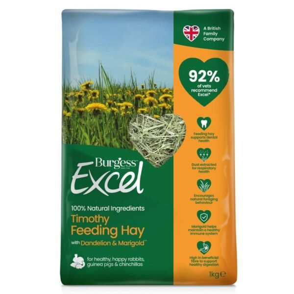Burgess Excel Feeding Hay with Dandelion & Marigold - Image 3